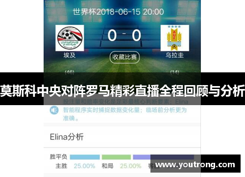莫斯科中央对阵罗马精彩直播全程回顾与分析